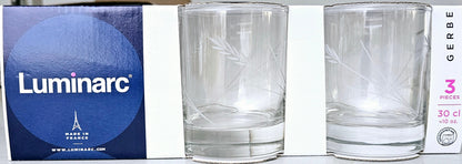 Luminarc Gerbe Old Fashioned 10oz 3er-Set
