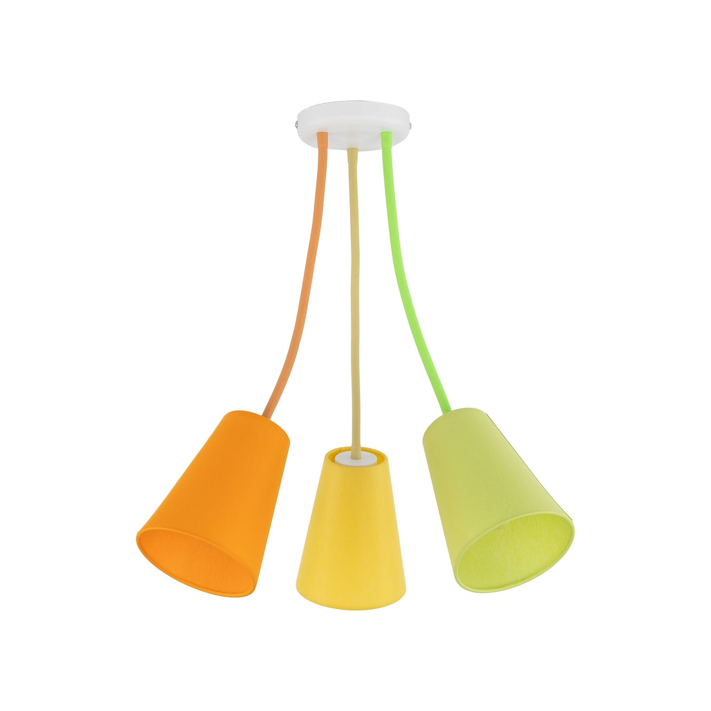 WIRE Adjustable 3-Light Ceiling Lamp for Kids Room & Nursery