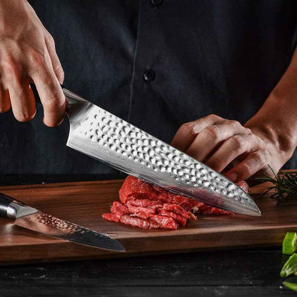 5-Piece Stainless Steel Kitchen Knife Set – Modern Chef Knife & Cooking Tool Set