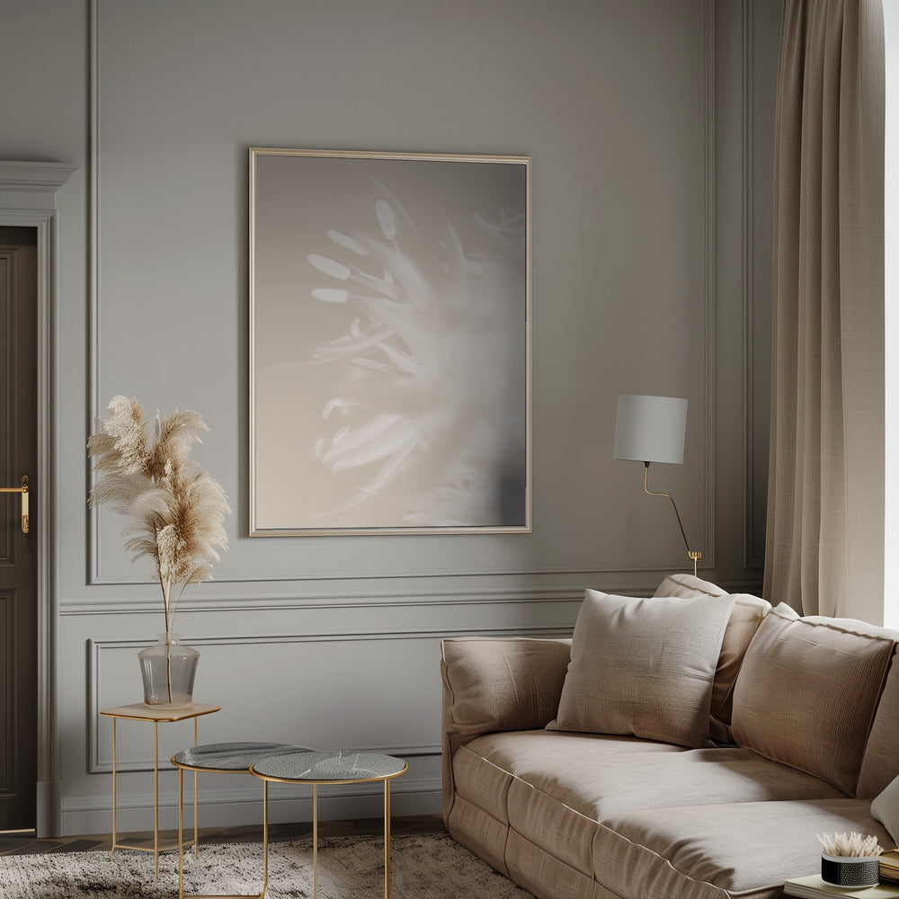 Wall art Flower Beige_1