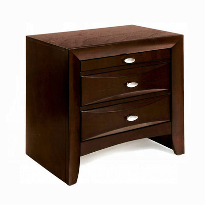 Neend Storage Nightstand - Espresso