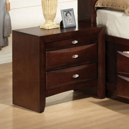 Neend Storage Nightstand - Espresso