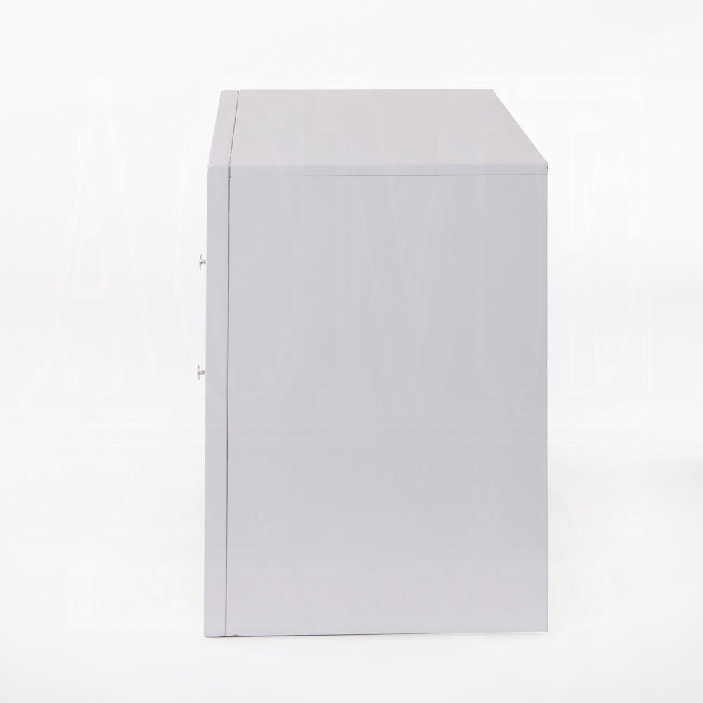 Neend Storage Nightstand - White