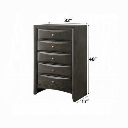 Neend Storage Chest - Grey Oak