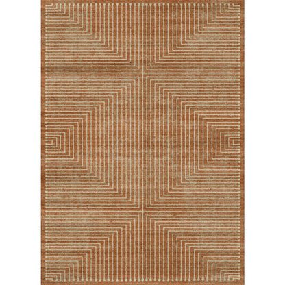 Bond Naturale Orange Elfenbein Teppich