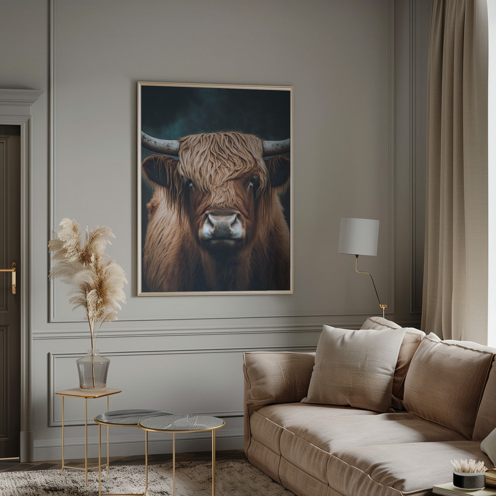Wandbild Highland Cattle
