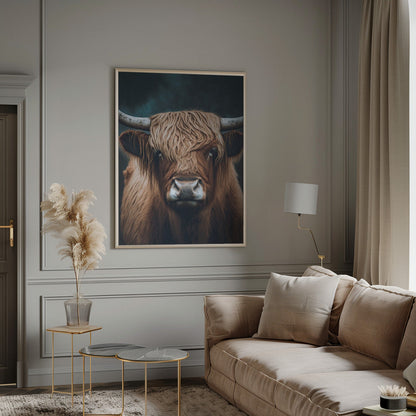 Wandbild Highland Cattle