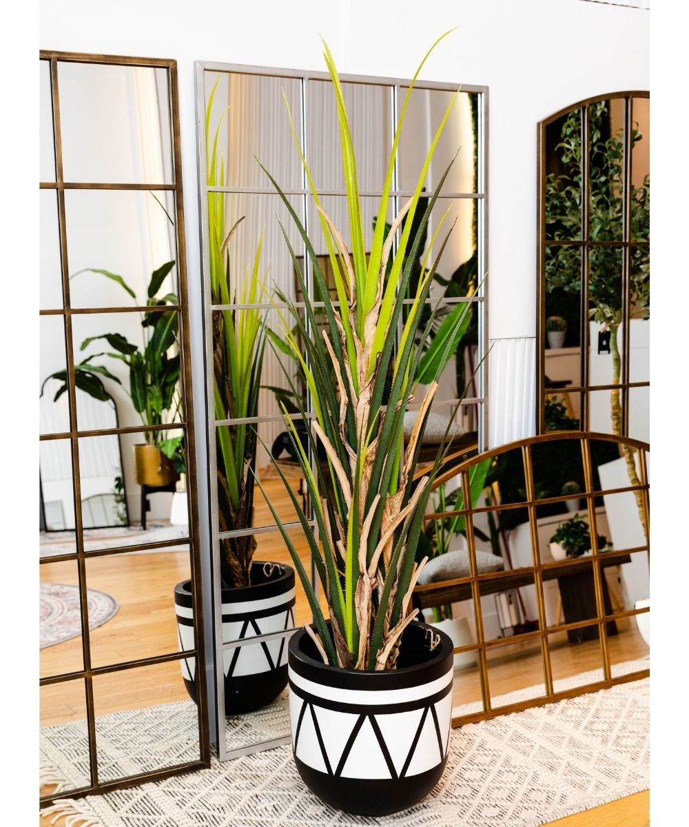 Ralu Künstlicher Aloe-Baum Topfpflanze (verschiedene Größen)