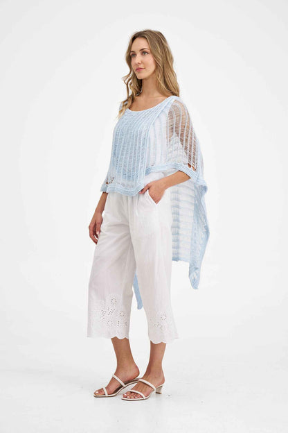 Women's Knit Poncho Top