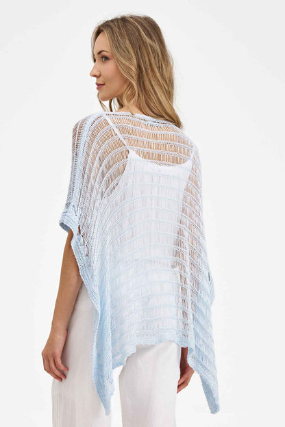 Women's Knit Poncho Top