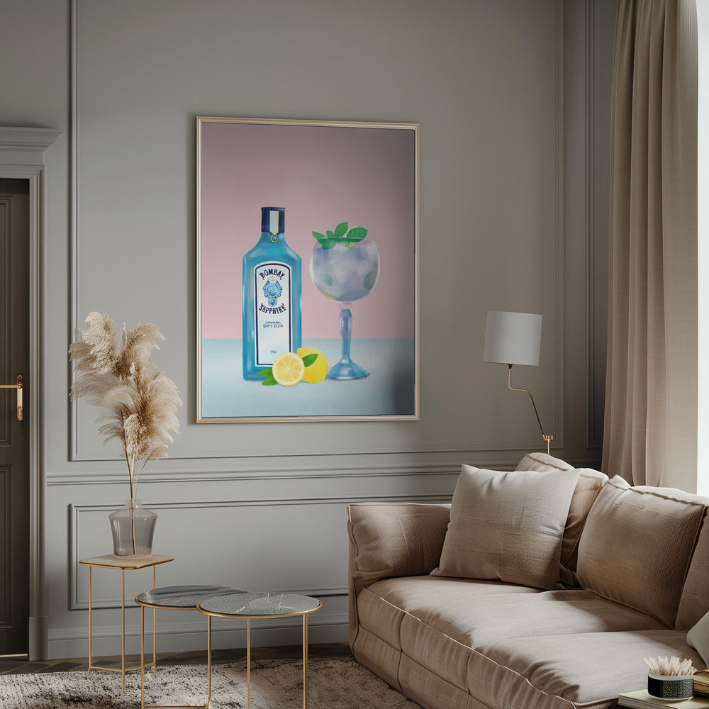 Wandbild Gin Cocktail