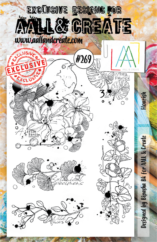 AALL and Create Stamp Set - 269 - Flourish