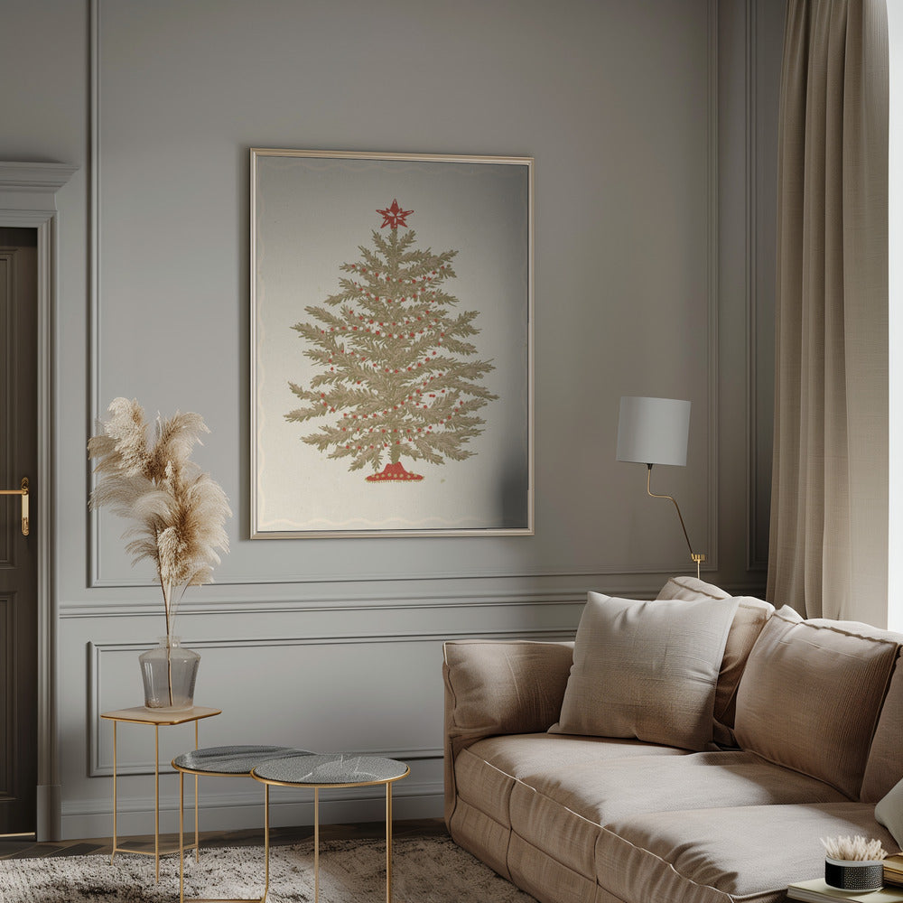 Wandbild Weihnachtsbaum 02 Leinwanddruck