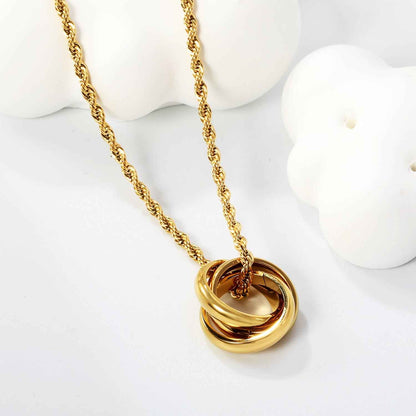 Twist & Shine Pendant Necklace