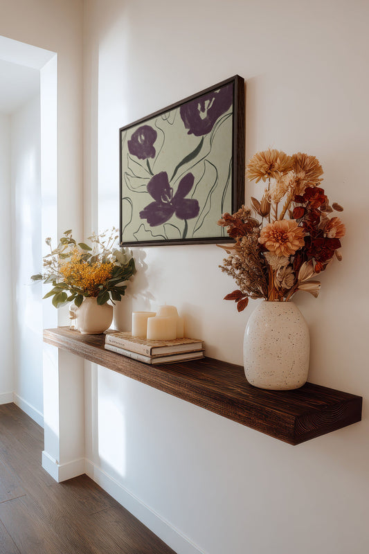 VELVET GARDEN, Mischtechnik auf Leinwand