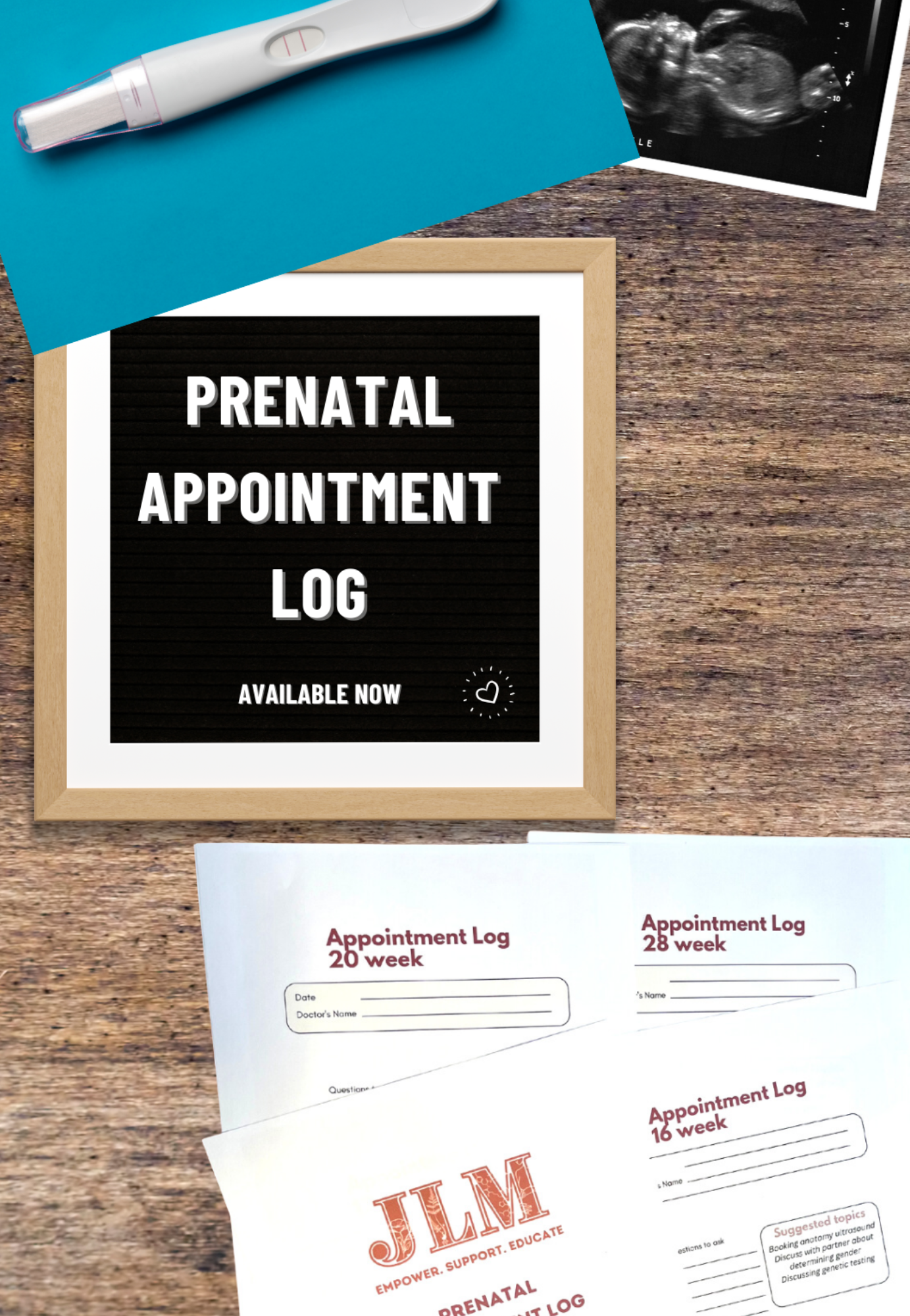 Prenatal appointment log book By Jess and Lee Maternity