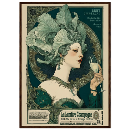 La Lumière Champagne - Poster & Framed Print