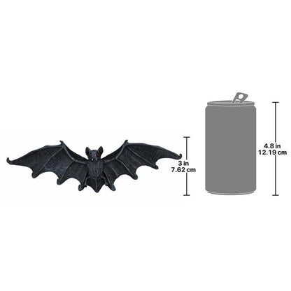 Key Hook Rack - Vampire Bat Key Holder Wall Sculpture - Bat Figure - Halloween Bats