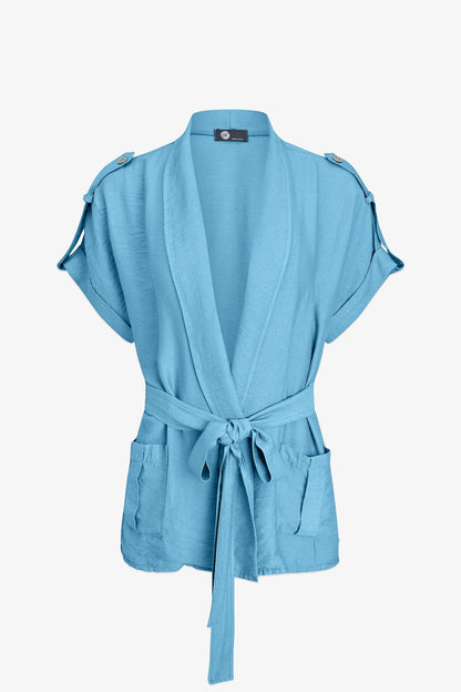 Women's Woven Sleeveless Jacket