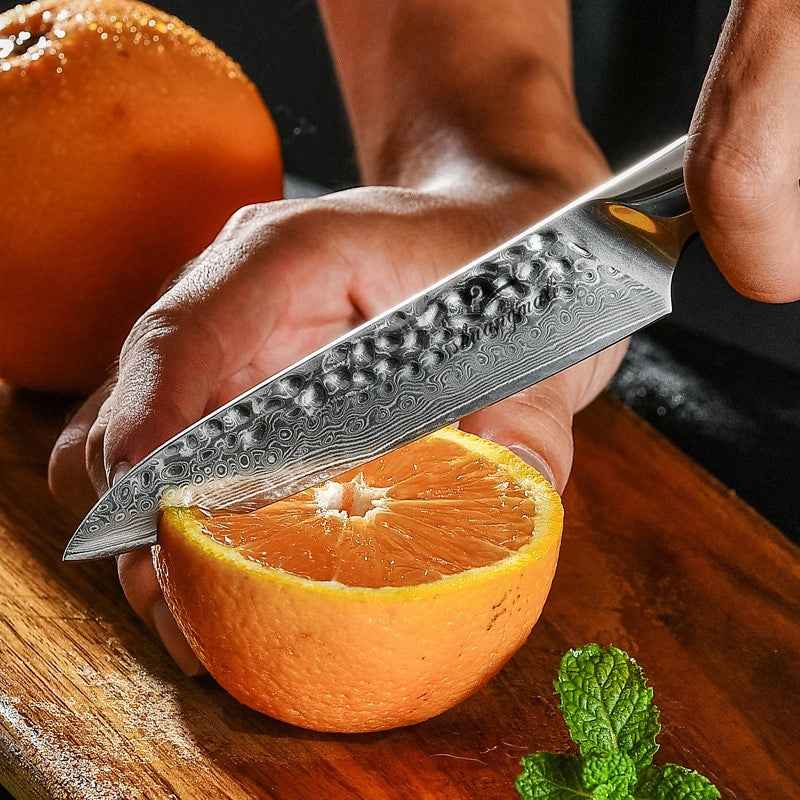 5-Piece Stainless Steel Kitchen Knife Set – Modern Chef Knife & Cooking Tool Set