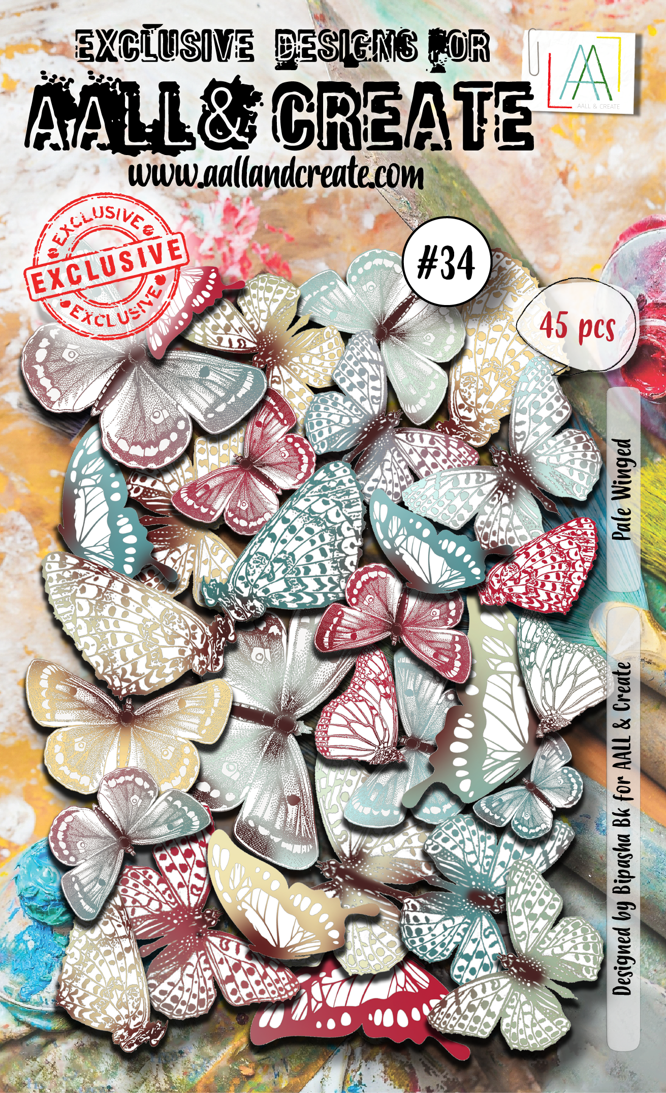 AALL and Create  Ephemera Die-Cuts - 34 - Pale Winged