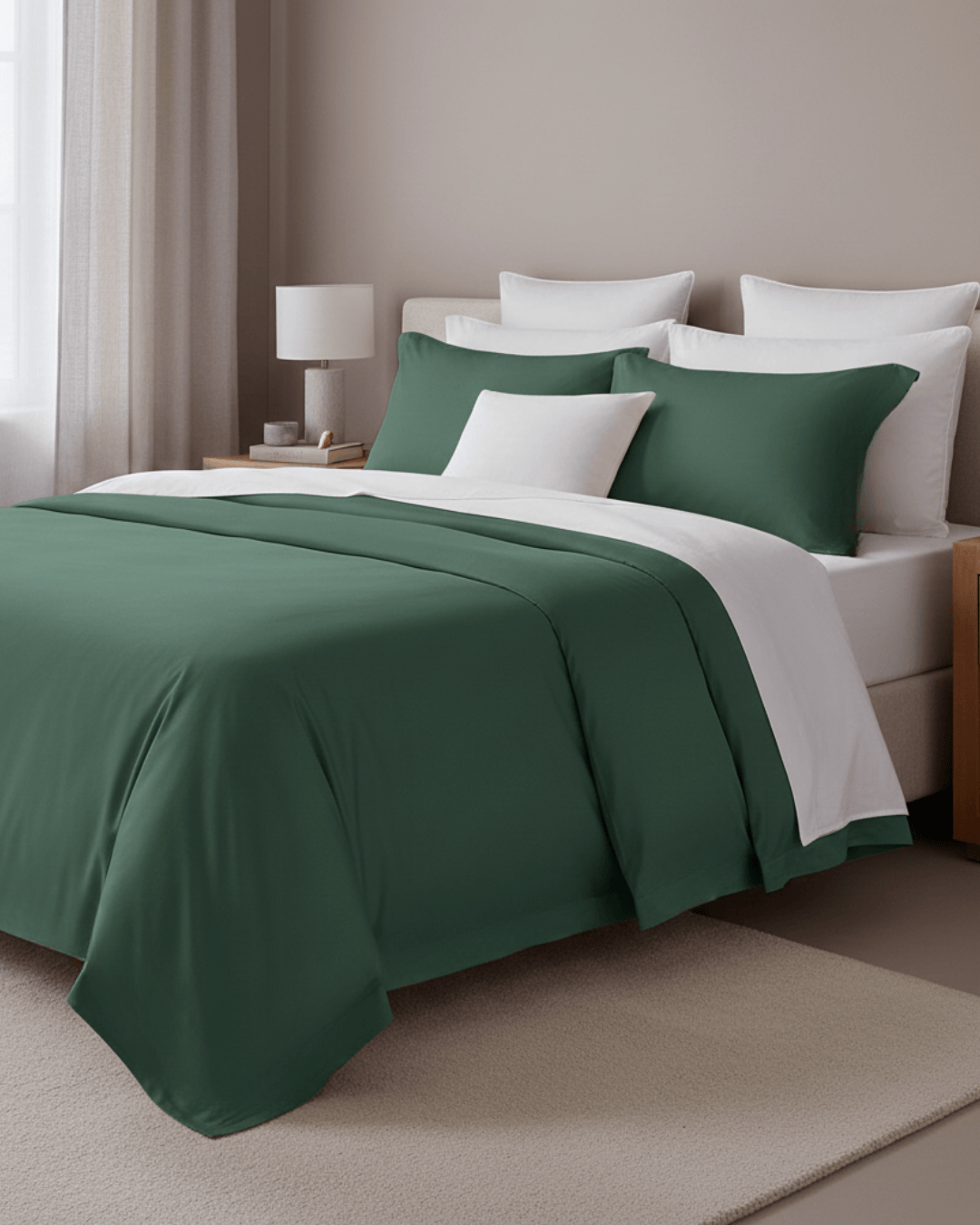 Verfeinerte Kollektion Bettwäsche-Set aus Baumwollsatin