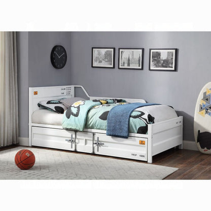 Kamotsu Daybed w/Trundle - White