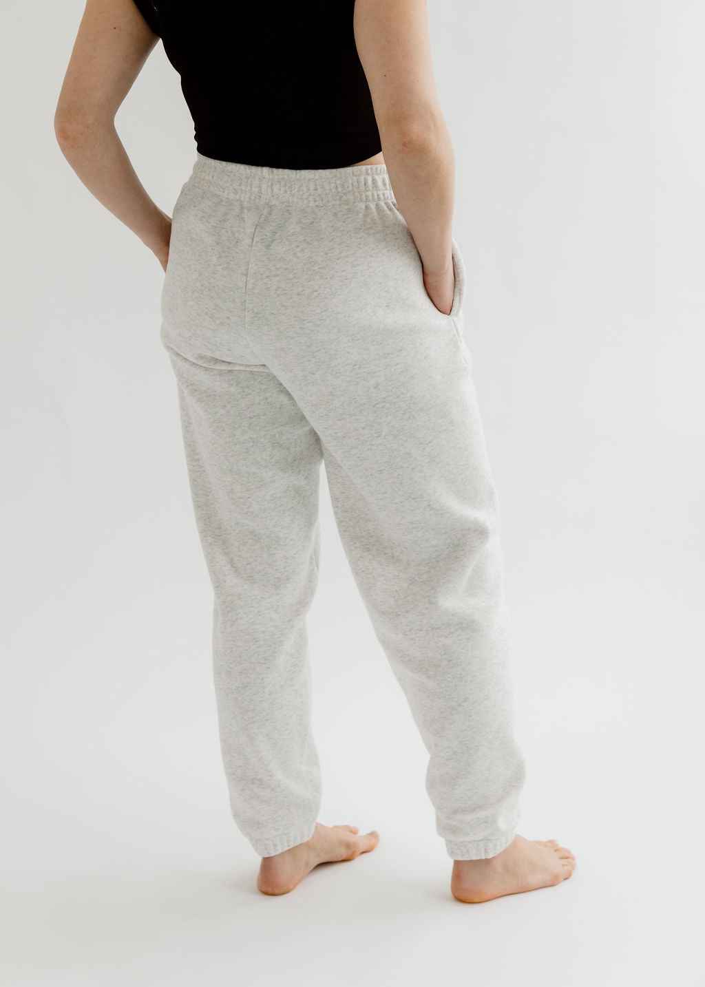 The Gisele Pant | Heavyweight Heathered White