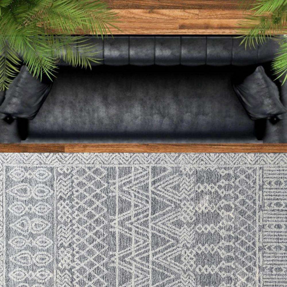 Oria Webteppich Wolle 180x270 cm