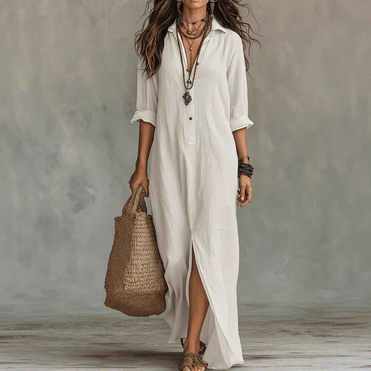 long sleeve maxi dress for wedding guest Pink Chiffon Burnout Square Neck Gown COCOMELODY CG0340 Please kindly allow difference according to manual measurement Long Sleeve Wedding Guest Dresses