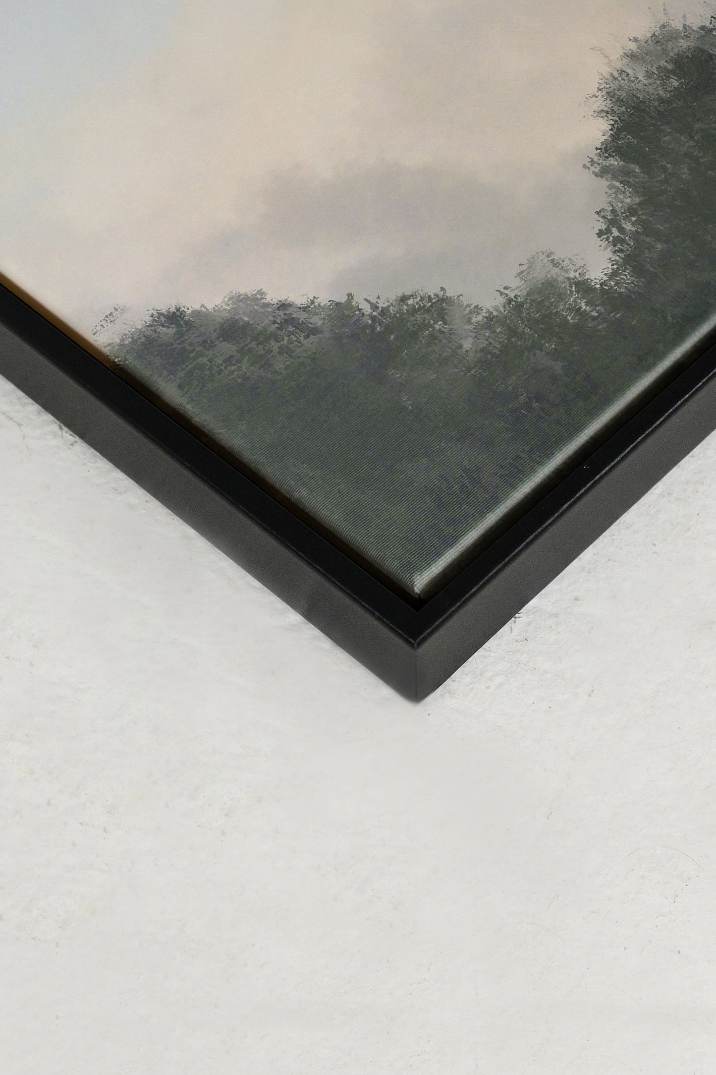 DAWN II, Werk auf gespannter Leinwand
