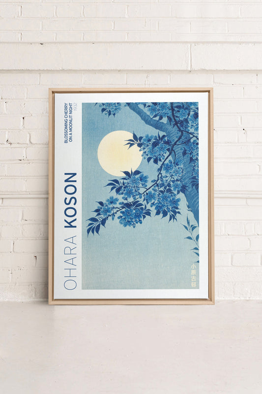 BLOSSOMING CHERRY, Kunstwerk auf gespannter Leinwand