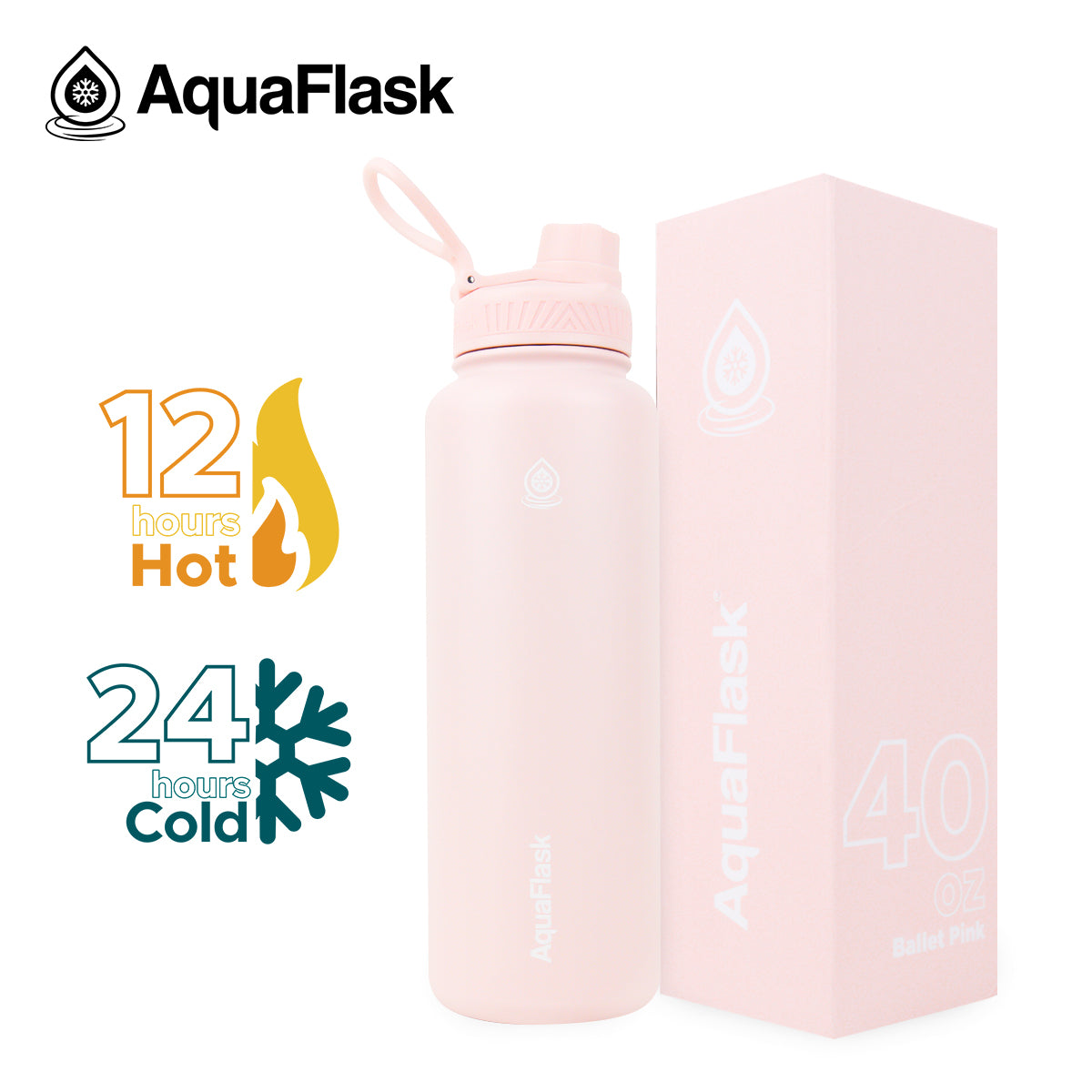 AquaFlask Original Vakuumisolierte Wasserflaschen 1080ml (40oz)