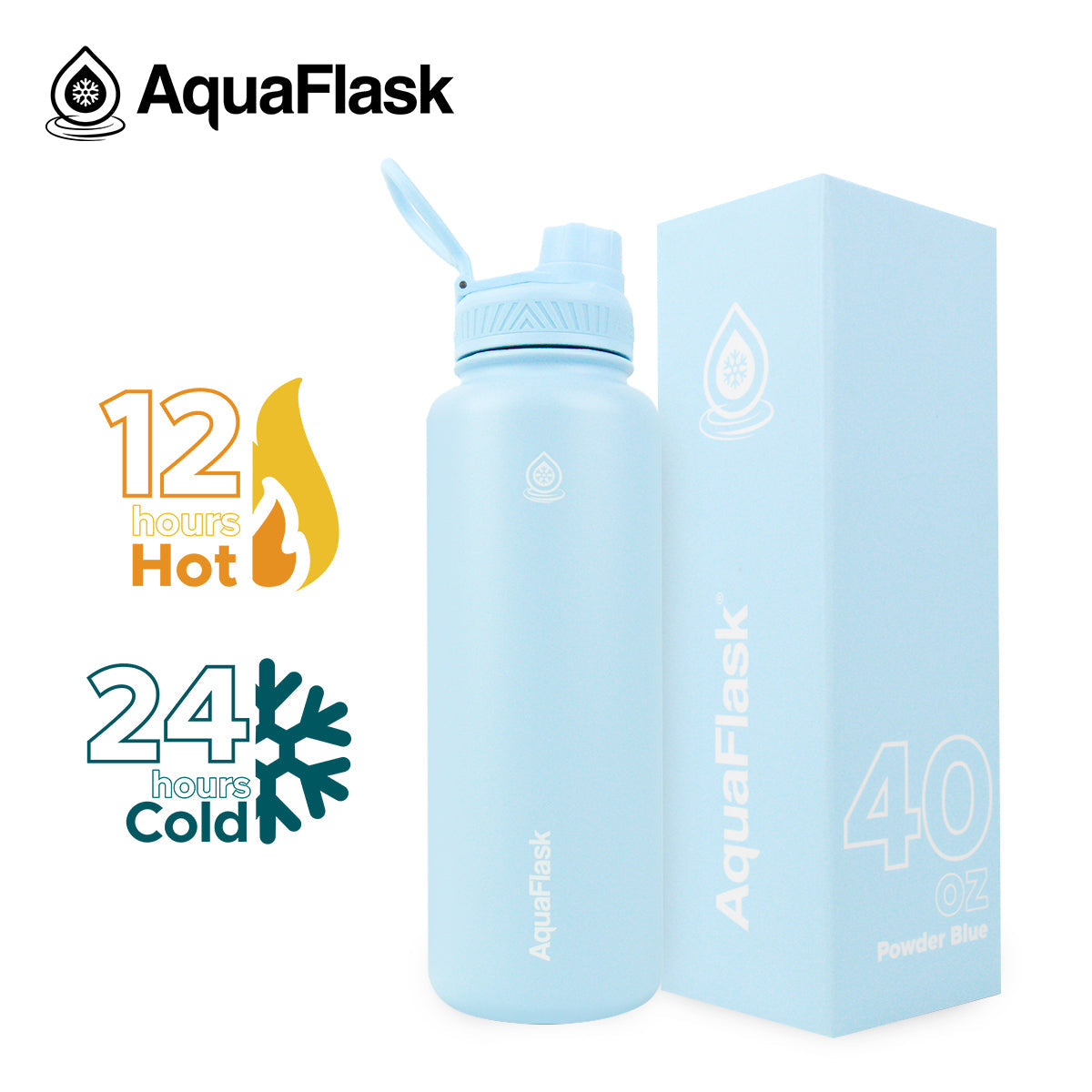 AquaFlask Original Vakuumisolierte Wasserflaschen 1080ml (40oz)