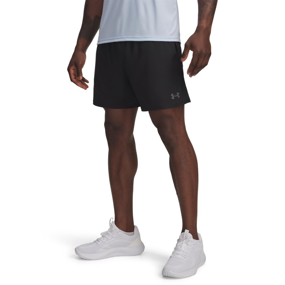 Under Armour Men's Mk-1 Shorts, (001) Black/Black/Castlerock, Large 🍁 All In One Marketplace Canada