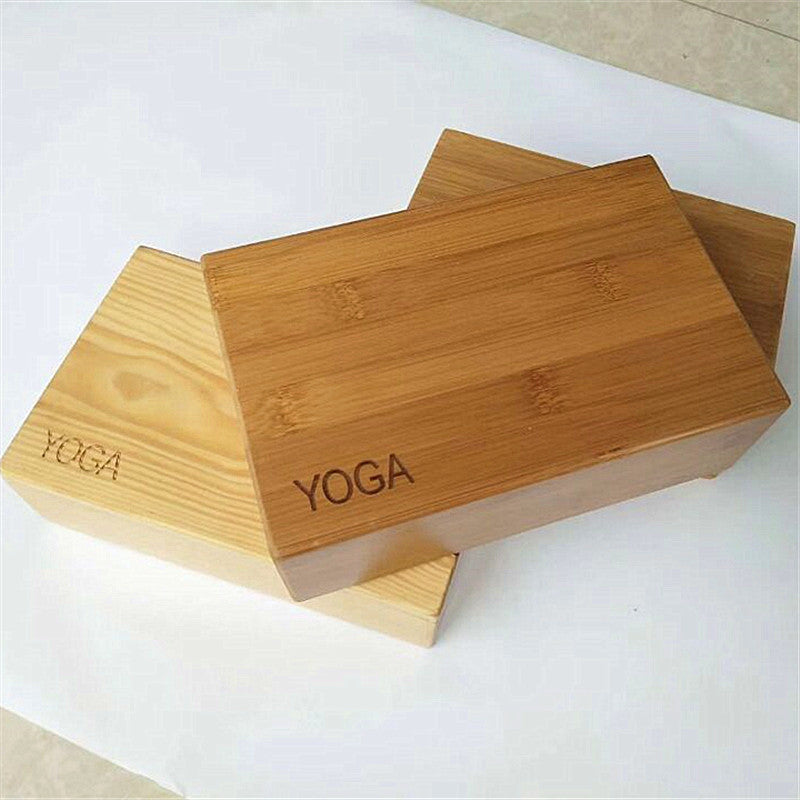 Bamboo & Wood Yoga Brick – Eco-Friendly Cork Yoga Block