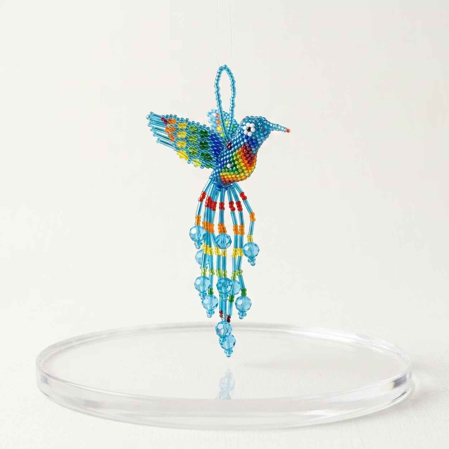 Blue Beaded Humming Bird