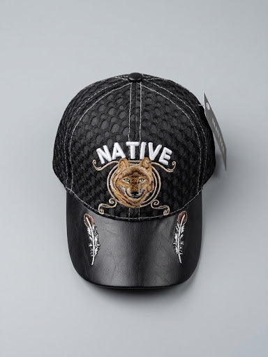 Lonely Wolf  Native Cap
