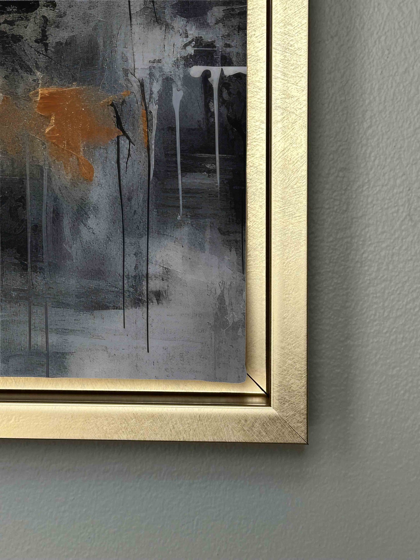 Wandkunst – Abstraktes Leinwandbild Herbst