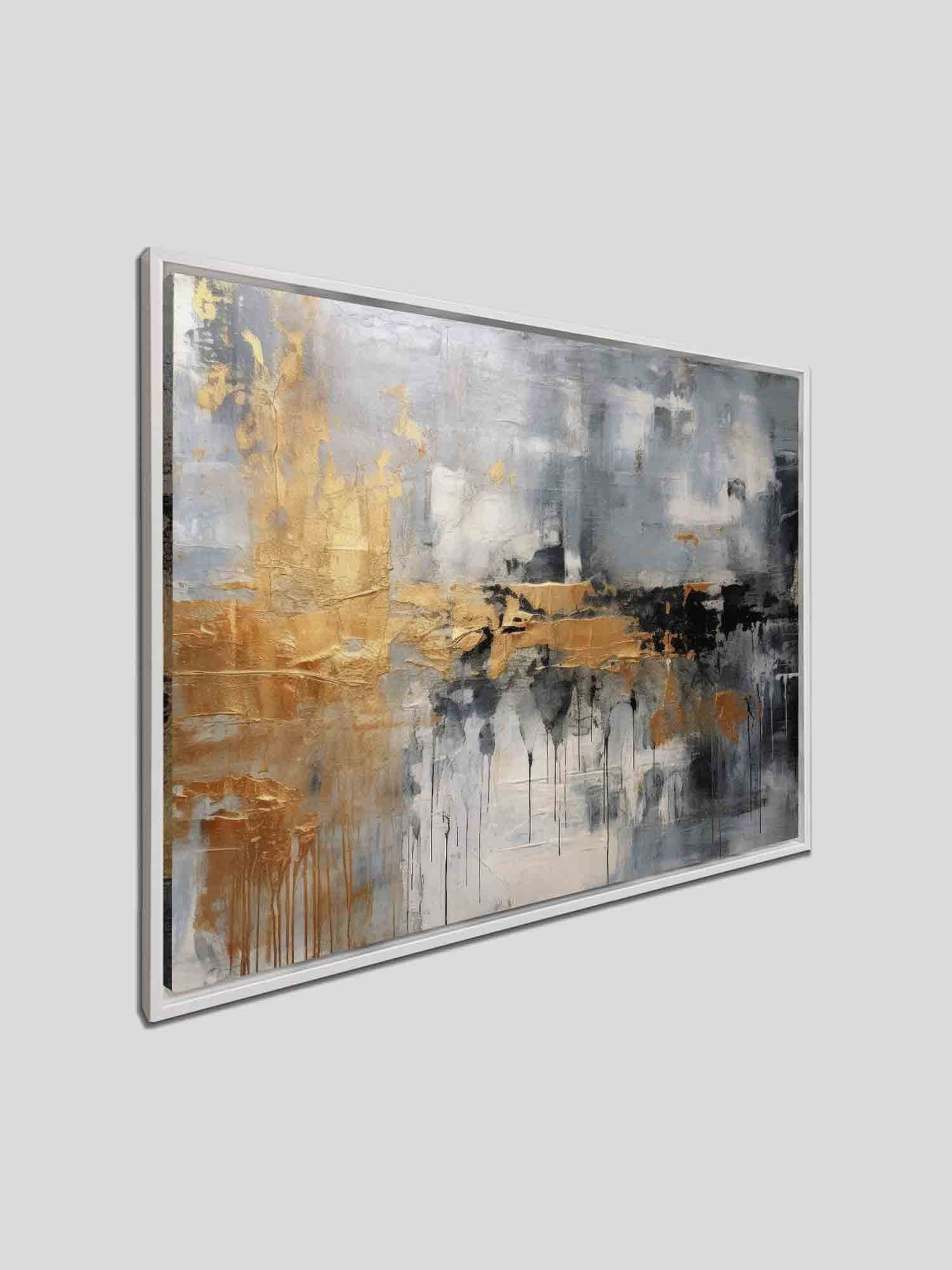 Wandkunst – Abstraktes Leinwandbild Herbst