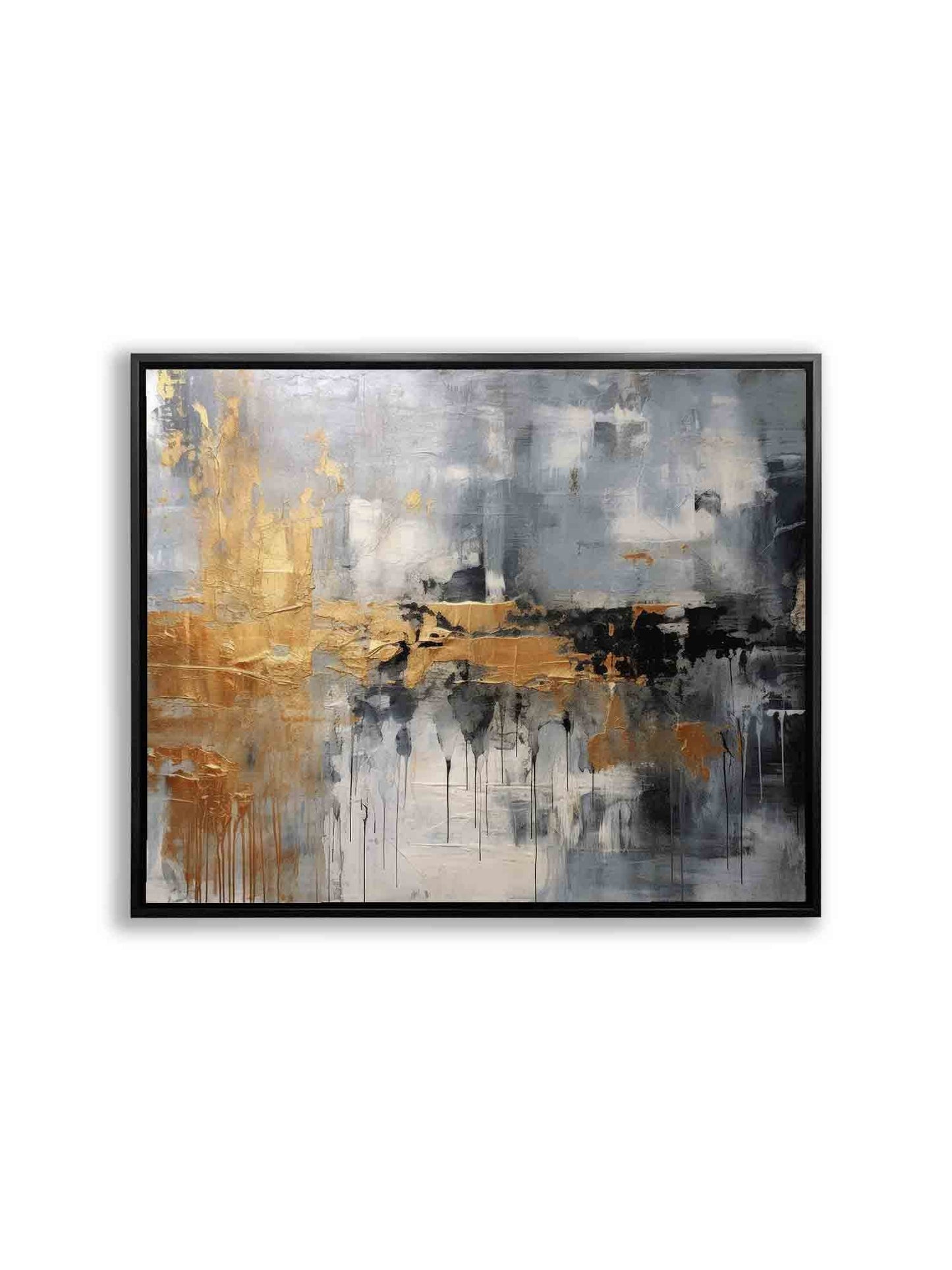 Wandkunst – Abstraktes Leinwandbild Herbst