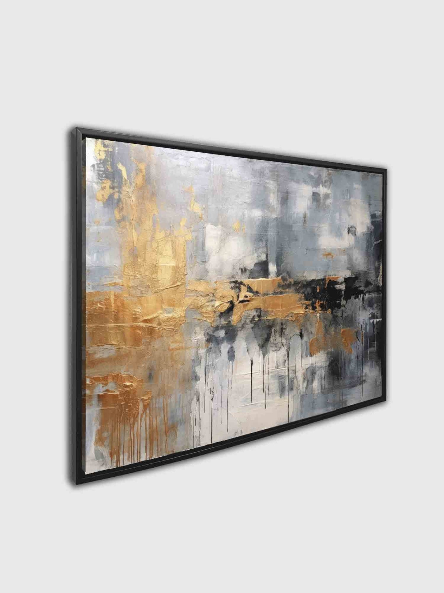 Wandkunst – Abstraktes Leinwandbild Herbst
