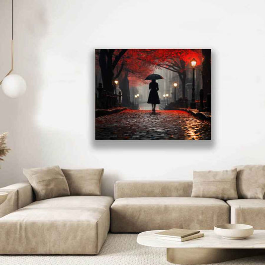 Detailed Illustration 48" x 36" Fine Art Canvas