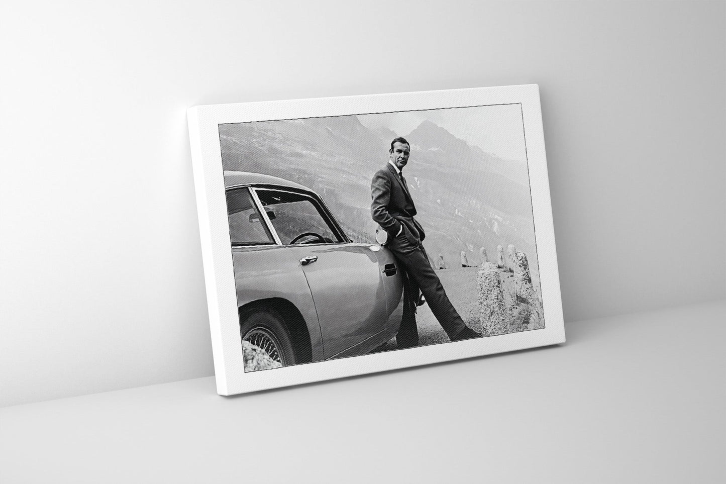 James Bond Leinwandbild, fertig zum Aufhängen