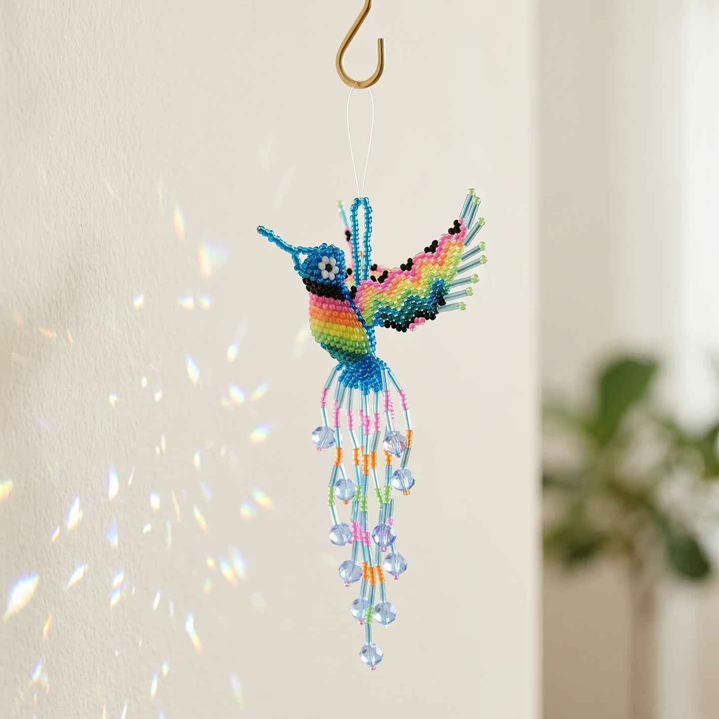 Blue Beaded Humming Bird
