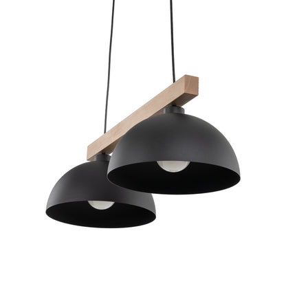 OSLO 2-Light Scandinavian Pendant Light for Kitchen Island, Dining Table & Modern Interiors
