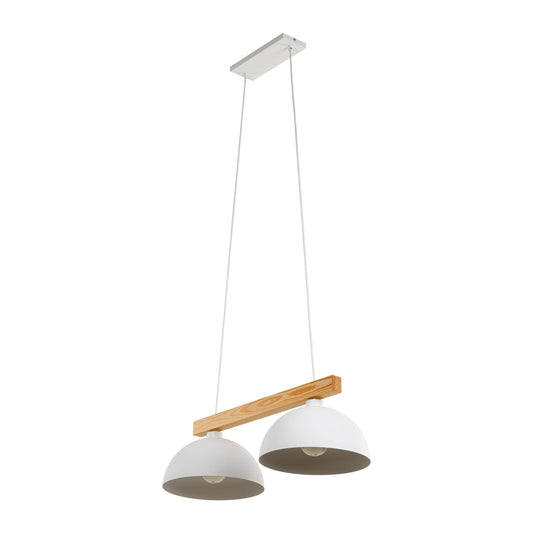 OSLO 2-Light Scandinavian Pendant Light for Kitchen Island, Dining Table & Modern Interiors