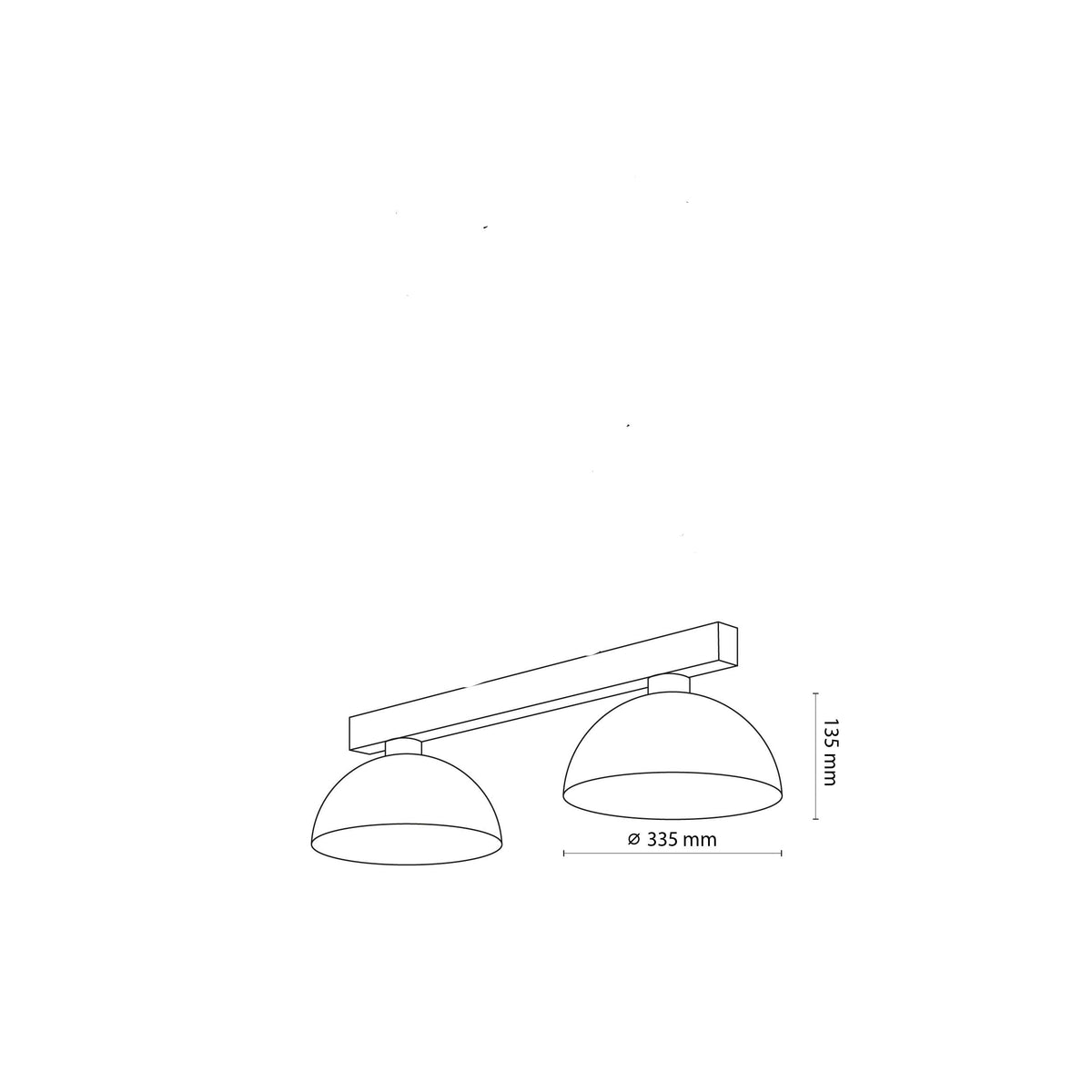 OSLO 2-Light Scandinavian Pendant Light for Kitchen Island, Dining Table & Modern Interiors