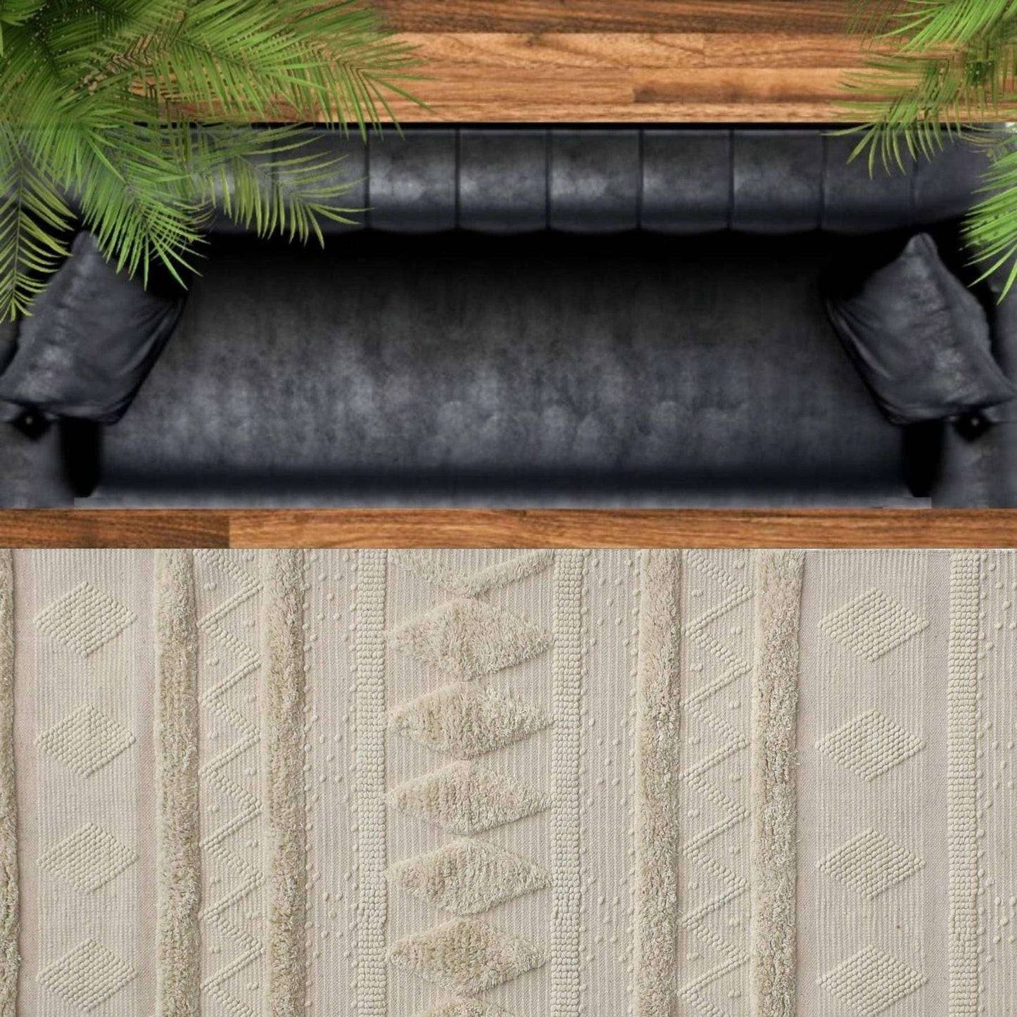 Sienna Woven Wool 6X9 Rug