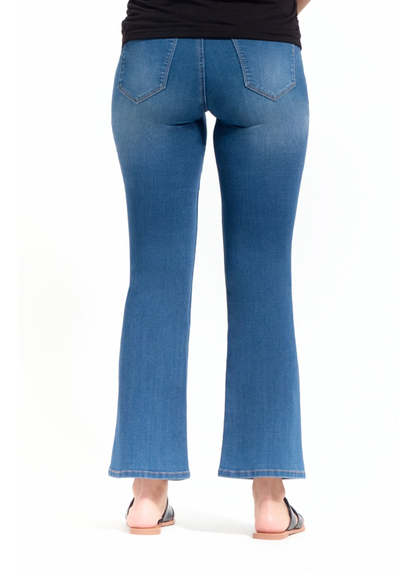 30" Maternity Slim Boot Jean w/ Bellyband in Tobias